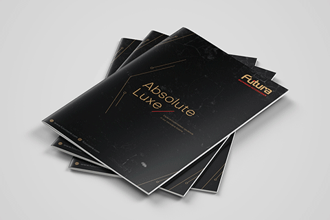 modern brochure design for real estate agents